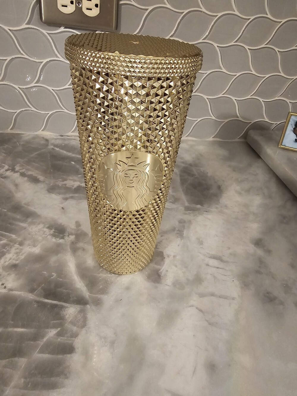 Starbucks Gold Studded Travel Cup